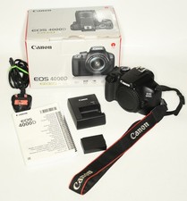 Canon EOS 4000D Digital SLR Body Only with Box. Shutter only 13%