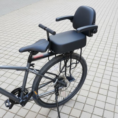 Rear bike seat with backrest - rear,