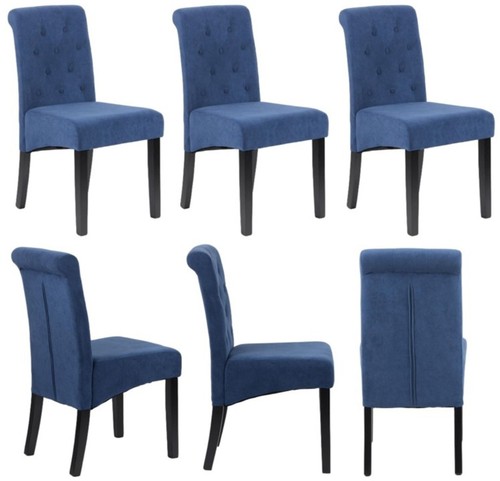 Set velvet dining chairs - of,