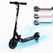 Folding Electric Scooter for Kids with LED Lights Display 150W Motor 2 Speeds