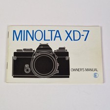 Minolta XD-7 Camera Original