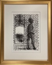 Jean Carzou "III" Lithograph