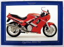 TRIUMPH DAYTONA 1000/750 MOTORCYCLE Sales Brochure 1992