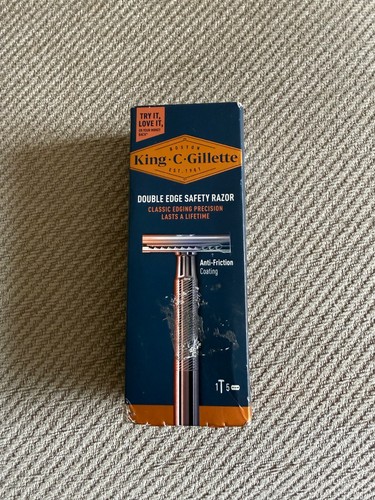 King gillette double edge - double,