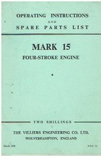 VILLIERS Mk15 4-STROKE ENGINE