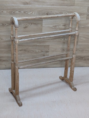 Victorian pine towel - towel, rail