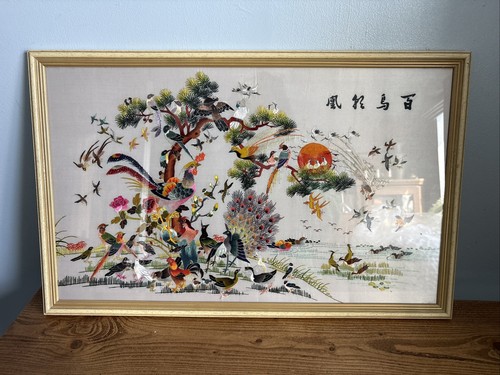 Stunning vintage chinese silk - stunning,