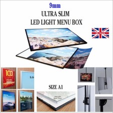 A1 Size 9mm,LED Slim Advertising Lightbox Sign  Poster Menu Board Frame