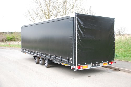 Curtainsider car transporter - car,