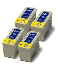 4x Black Compatible (non-OEM) Ink Cartridges to replace T007