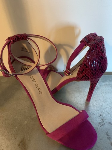 River island fuchsia pink faux - river,