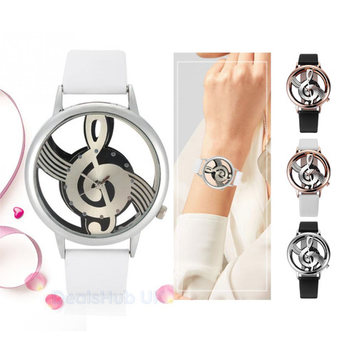 Music note quartz watch - music,