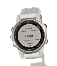 Garmin Watch Fenix 5S  White Smartwatch with Silver Bezel  *Good Refurbished*