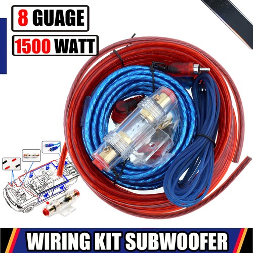 Car amp wiring kit subwoofer - car,