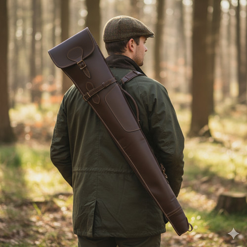 Genuine leather shotgun - genuine,
