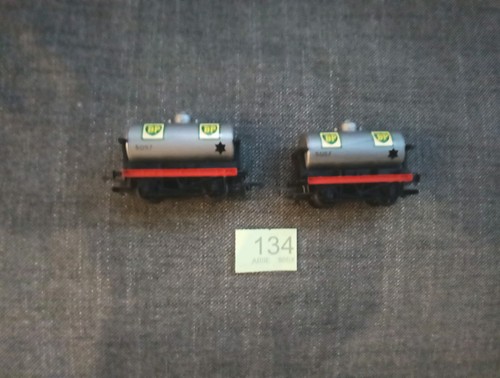 Vintage triang tank wagons - b,