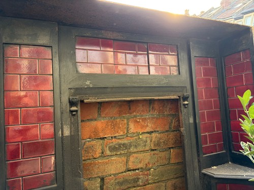 Red brick effect used