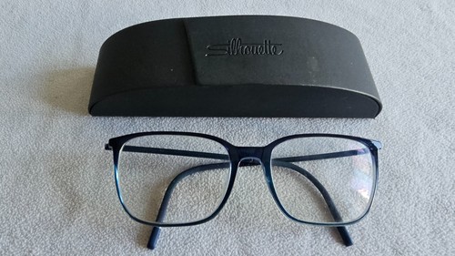 Silhouette blue glasses