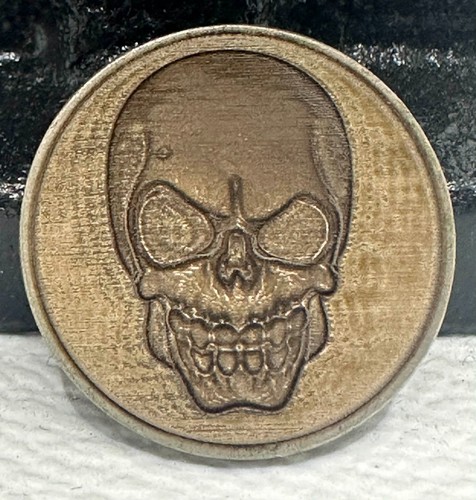 Hobo nickel skull buffalo - "skull",