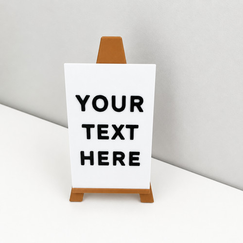 Personalised mini easel - personalised,