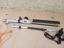 VONHAUS ELECTRIC HEDGE TRIMMER EXTENDING TELESCOPIC HARDLY USED LOCAL DELIVERY