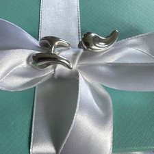 Tiffany & Co Elsa Peretti Comma/Paisley Cufflinks in Sterling Silver 