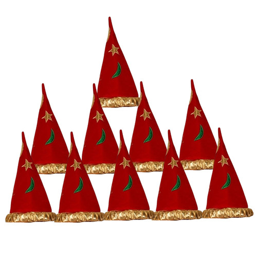 Job lot red wizard - job, hats