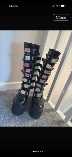 Demonia damned 318 boots size - demonia,