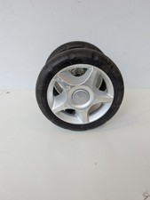 Silver cross front wheel - silver, 3d