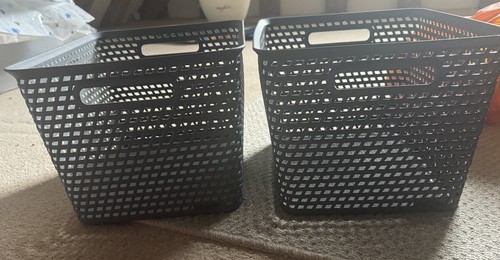 Curver plastic storage bins - storage,