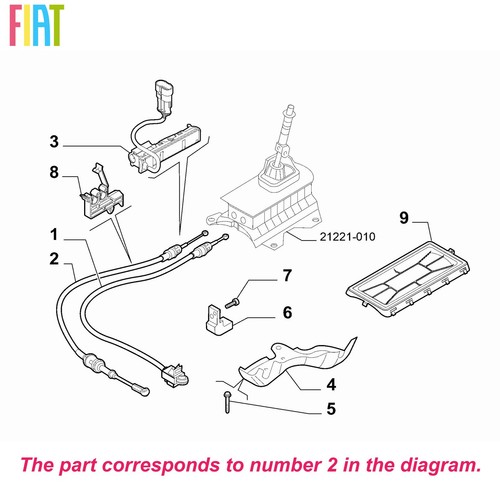 Genuine fiat gear shift - genuine,