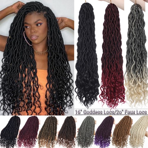 Goddess faux locs - faux, afro