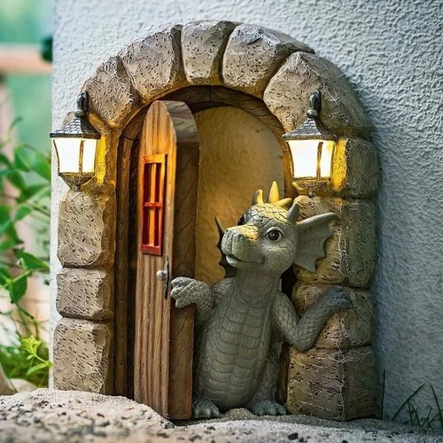 Dragon statue garden outdoor - garden,