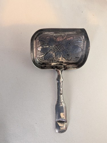 Georgian antique silver caddy - georgian,