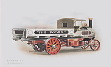 Sandbach. Foden's Advert. The Foden Traction Engine.
