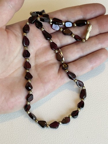 Vintage garnet bead - vintage,