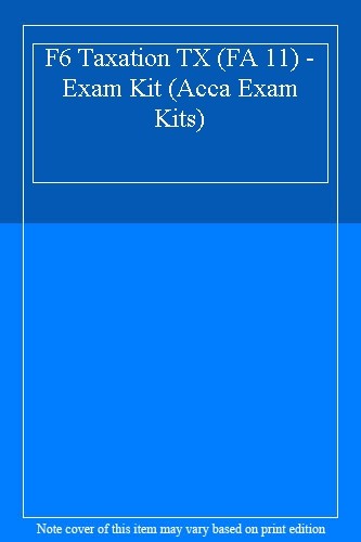 Taxation exam - f6,