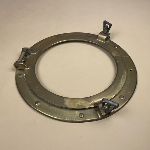 Vintage brass porthole - porthole, wall