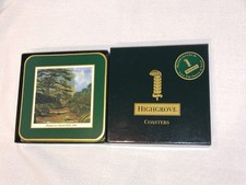 1995 Box of Highgrove Coasters (x6) Watercolours by H.R.H. PoW/King Charles III