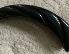 Black Hair Banana Claw Clip