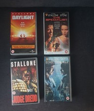 Stallone Collection 4 X  Vhs Video Bundle Action Films.