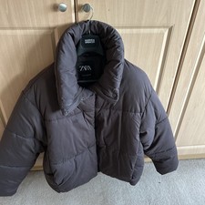 Womens Zara Brown Puffer