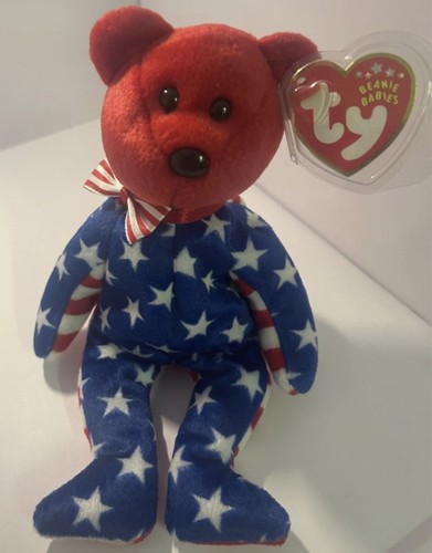 Beanie baby liberty - liberty, red
