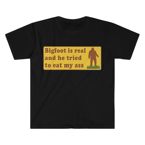 Funny bigfoot graphic shirt - graphic, t-shirt