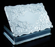 Sterling Silver Snuff Box