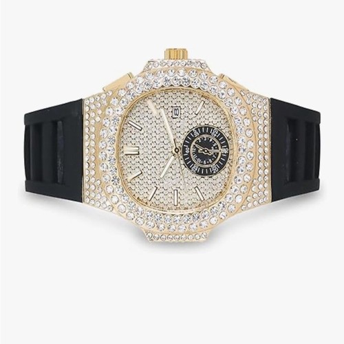 Vvs iced out gold - gold, men’s