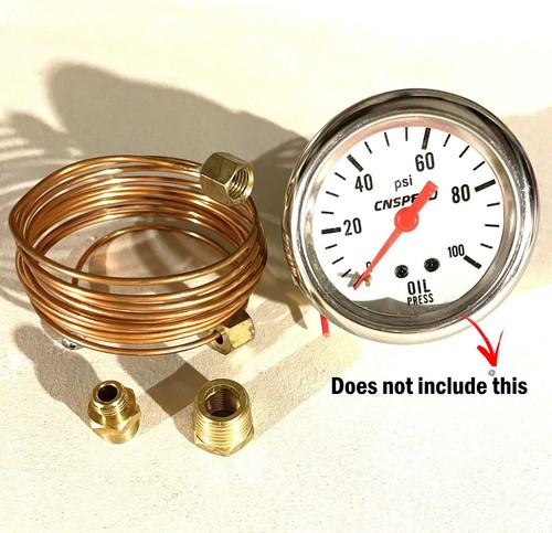 Mechanical oil pressure gauge - pressure,