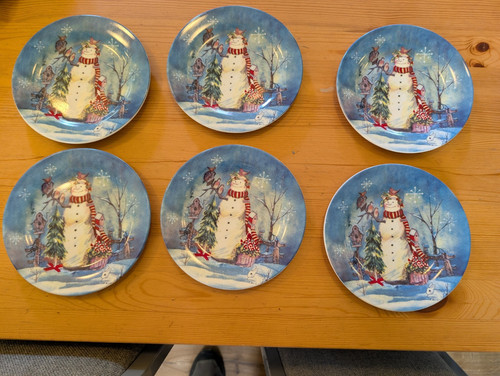Trade winds tableware snowman - tableware,