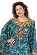 Dubai Abaya Maxi Dress Muslim