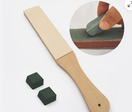 Double sided leather strop - double,